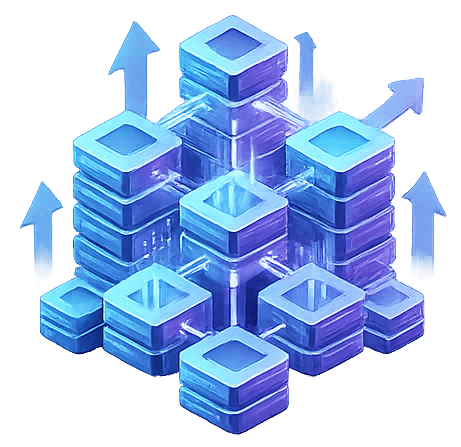 Scalable & Resilient Architecture Icon